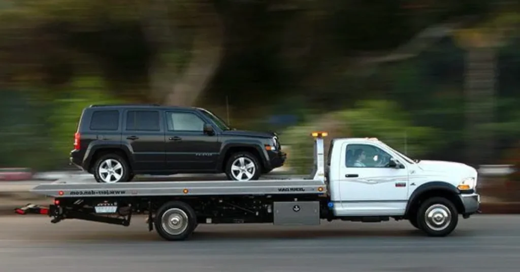 Long Distance Flatbed Towing
