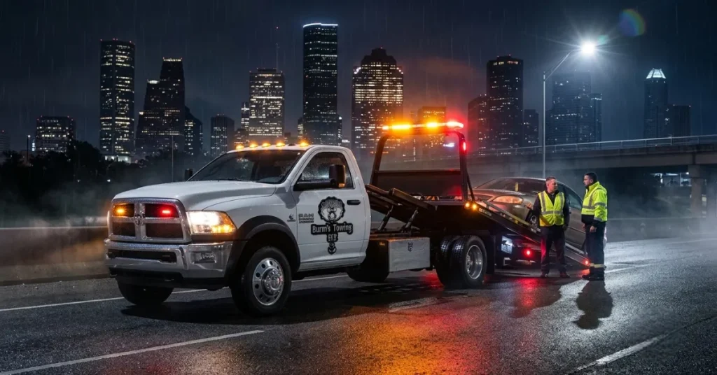 24/7 emergency towing