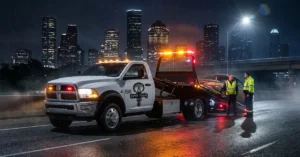 24/7 emergency towing