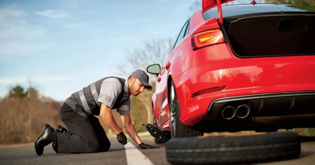 Roadside Tire Change Service Dublin Ohio