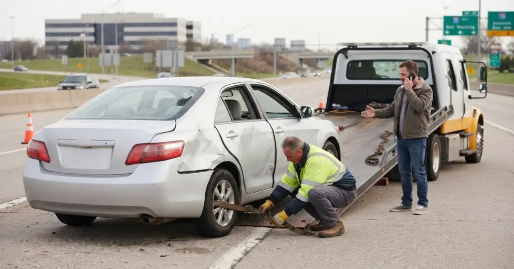 car recovery after accident