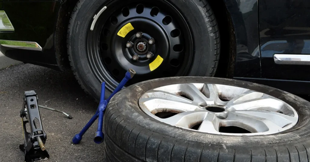 fix flat tire without spare